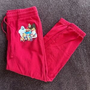 Women Rudolph The Red Nose Reindeer Sweat Joggers